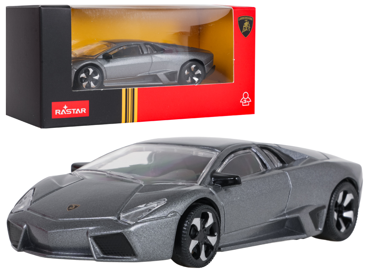 Metal Car 1:43 Lamborghini Reventon Gray RASTAR