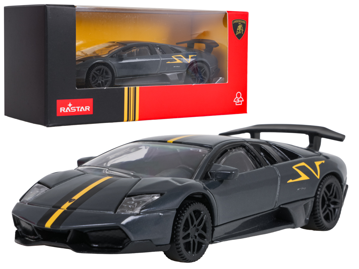 Metal Car 1:43 Murcielago LP 670-4 SV Superveloce Gray RASTAR