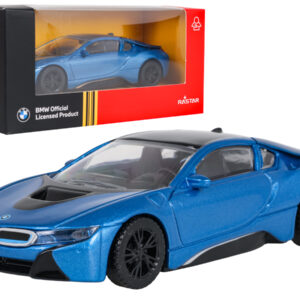 Metalni automobil 1:43 BMW i8 plava RASTAR