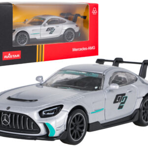 Metalni automobil 1:43 Mercedes-AMG GT2 srebrna RASTAR