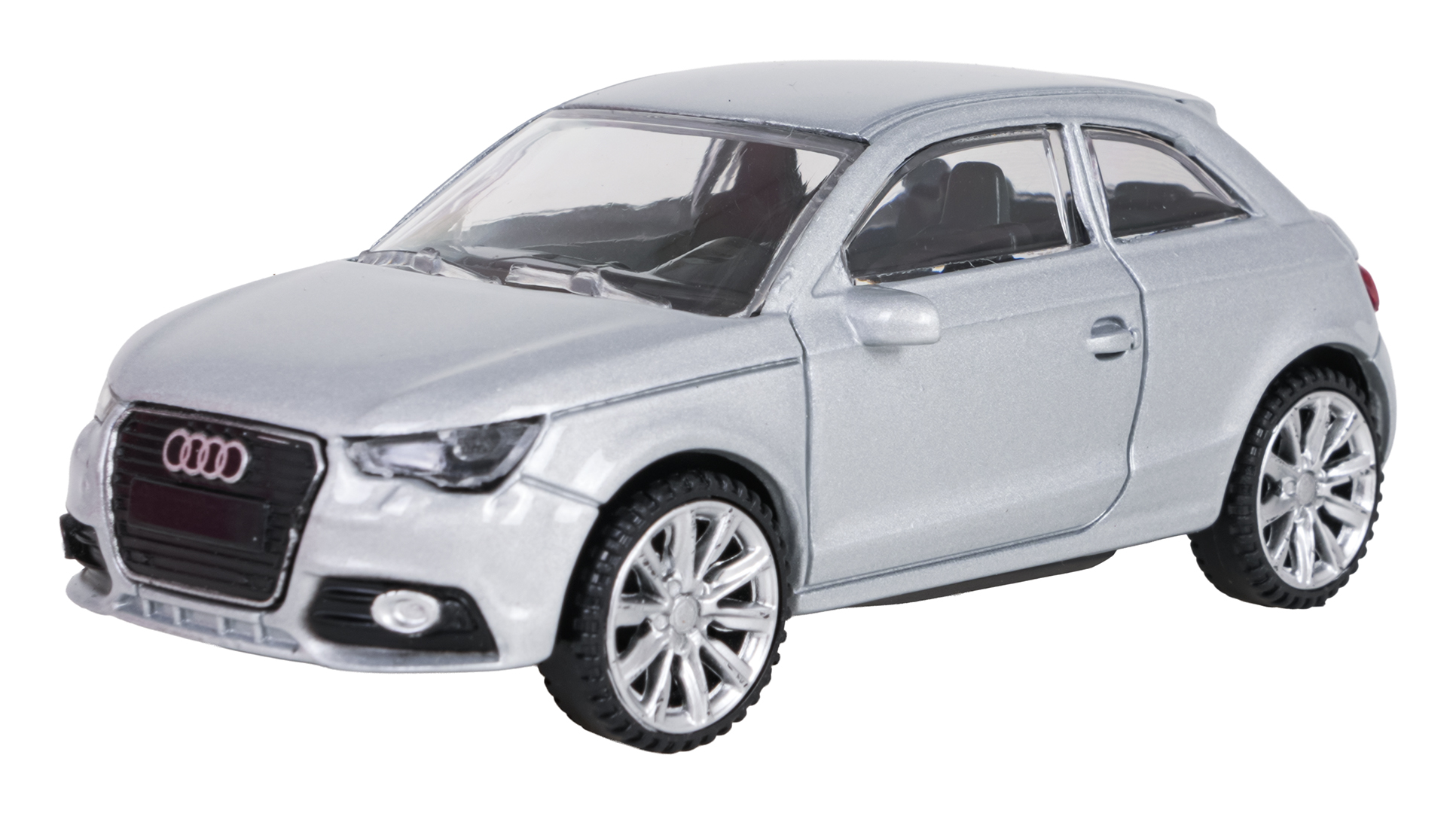 Metal Car 1:43 Audi A1 Silver RASTAR