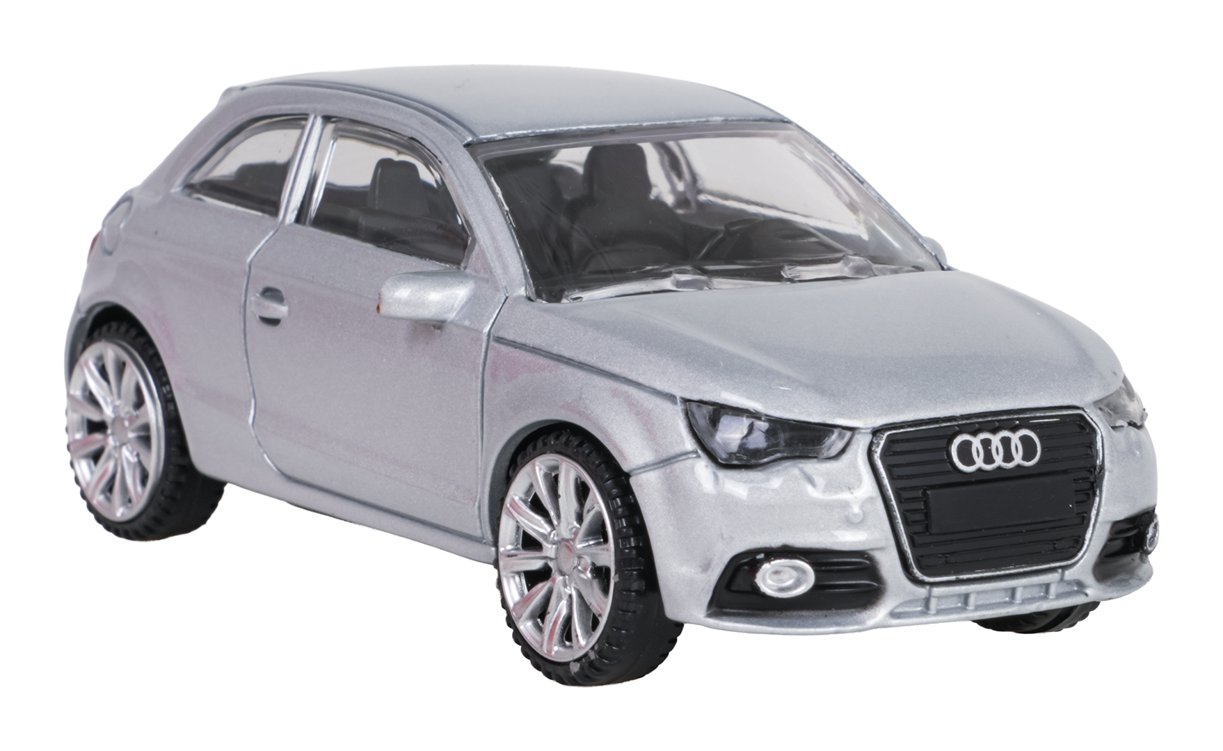Metal Car 1:43 Audi A1 Silver RASTAR