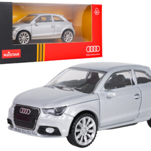 Metal Car 1:43 Audi A1 Silver RASTAR