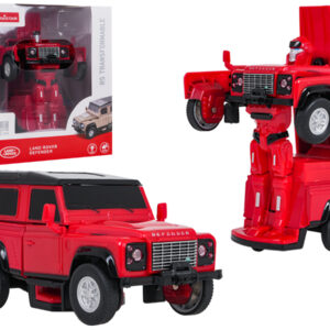 1:32 Scale 2-in-1 Car/Robot Land Rover Defender (Red) by RASTAR
