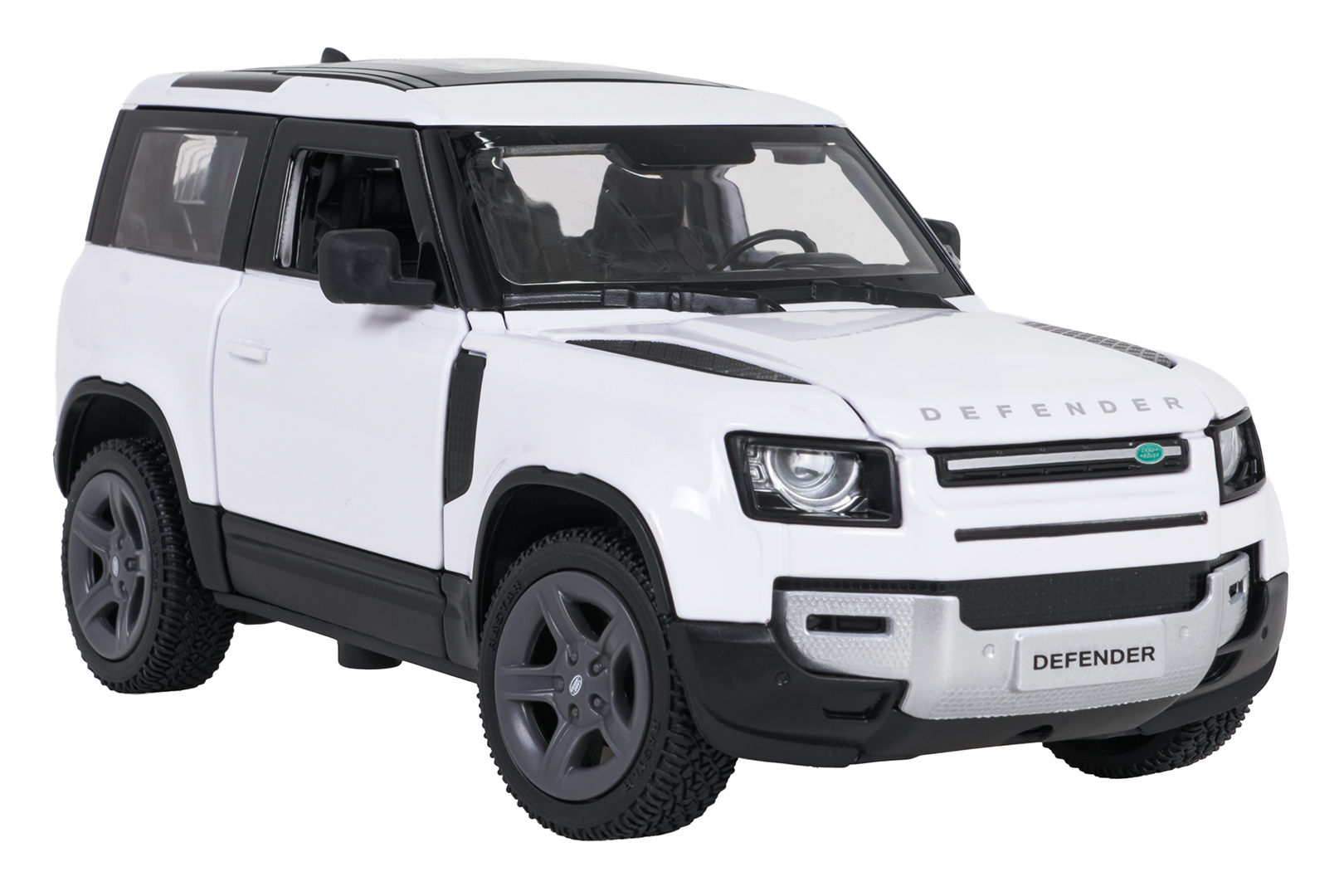 Metal Car 1:24 Land Rover Defender 90 White RASTAR