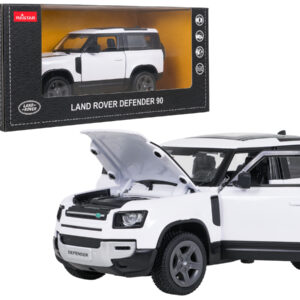 Metal Car 1:24 Land Rover Defender 90 White RASTAR