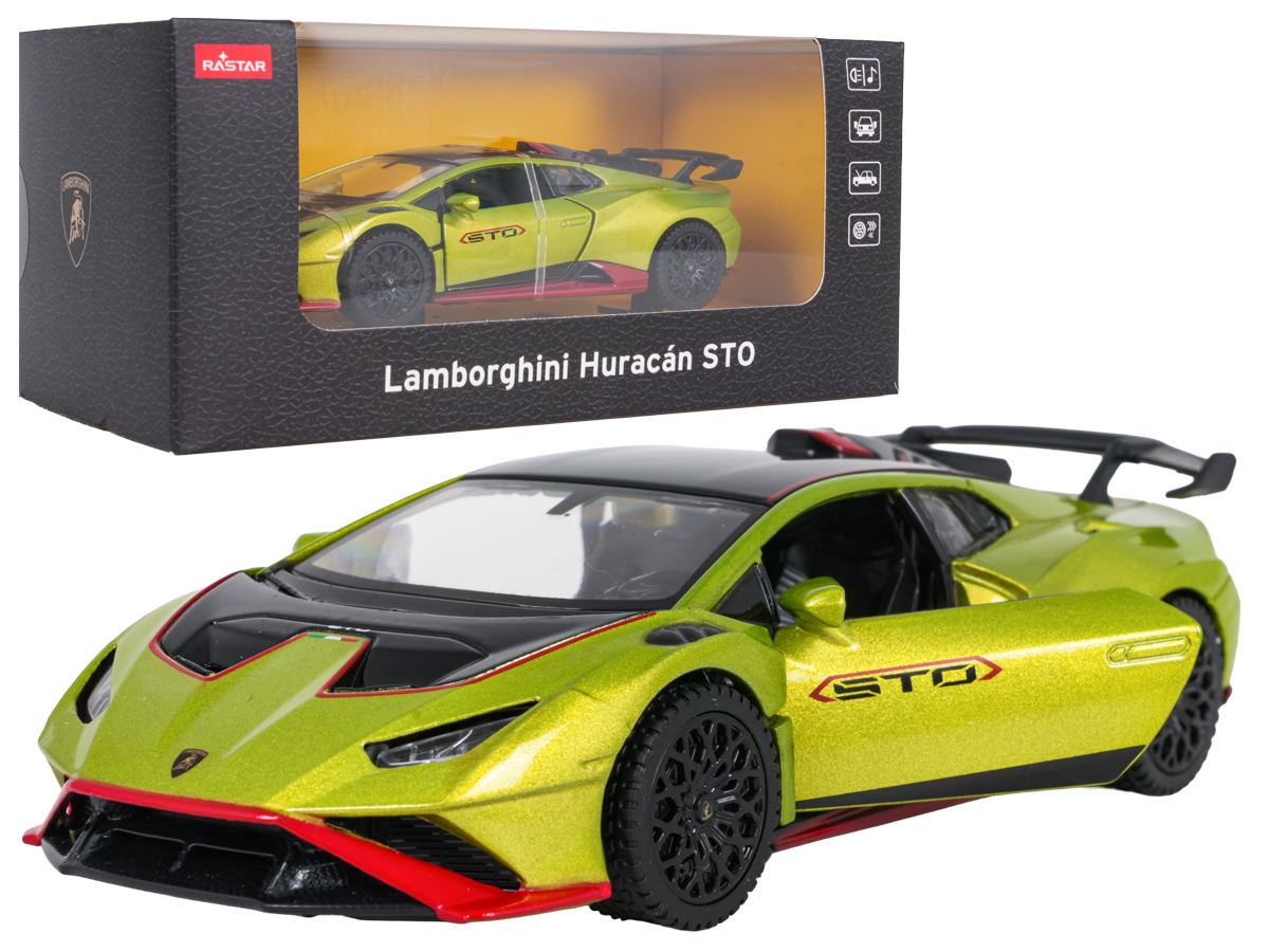 Metal Car 1:32 Lamborghini Huracan STO Green RASTAR