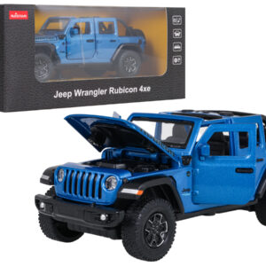 Metal Car 1:32 Jeep Wrangler Rubicon Blue RASTAR