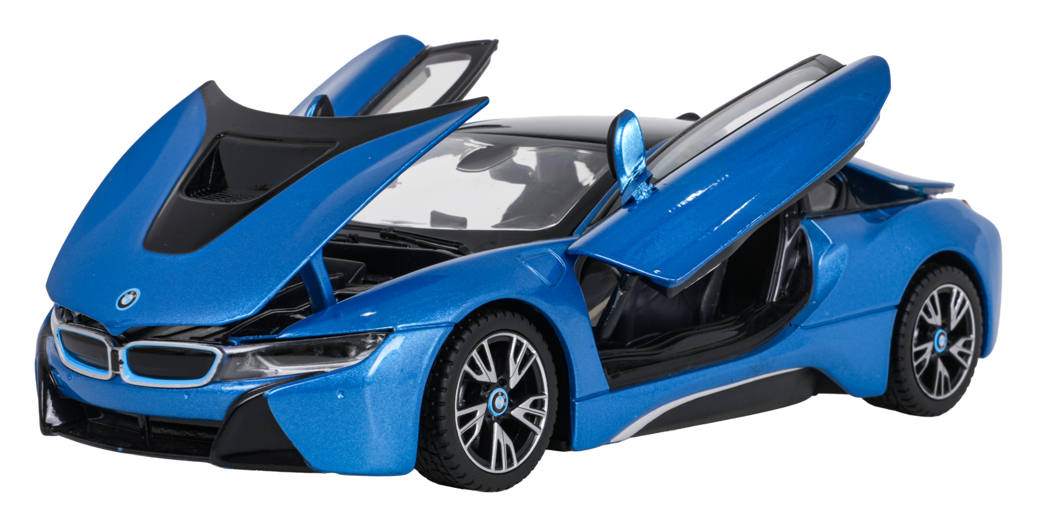 Metal Car 1:24 BMW i8 Blue RASTAR