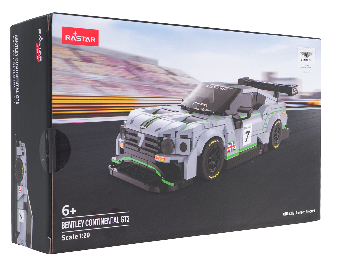 Car Blocks 1:29 Bentley Continental GT3 Gray RASTAR