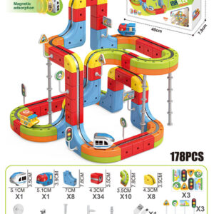 Magnetic Coloured Railway 178el.