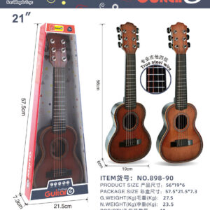 Svijetlosmeđa gitara za djecu