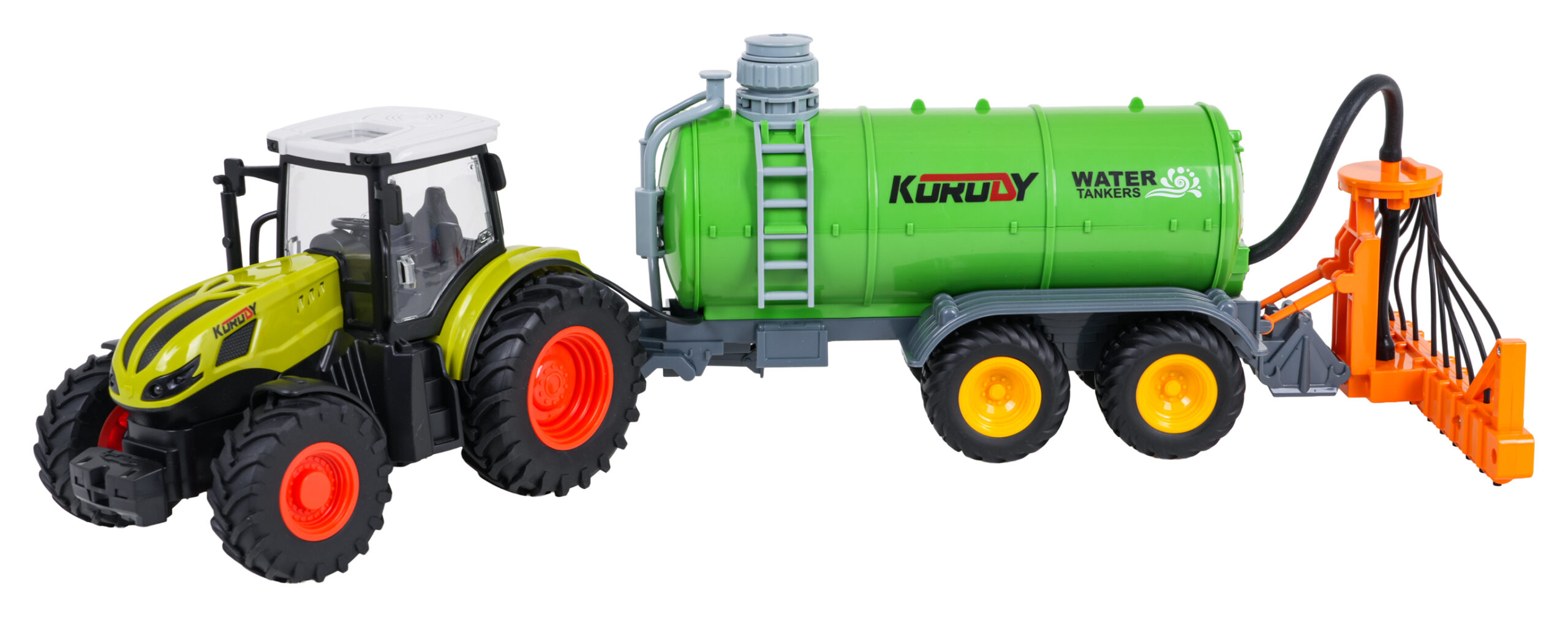 Green Barrel Tractor R/C 1:24