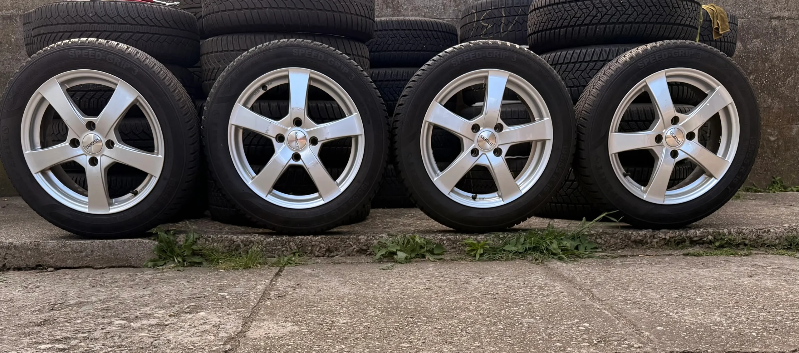 ALU FELGE DEZENT 16" 4X108 GUME ZIMSKE 195-55R16