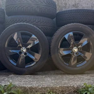 ALU FELGE ŠKODA 15″ 5X100 GUME ZIMSKE 185-60-R15