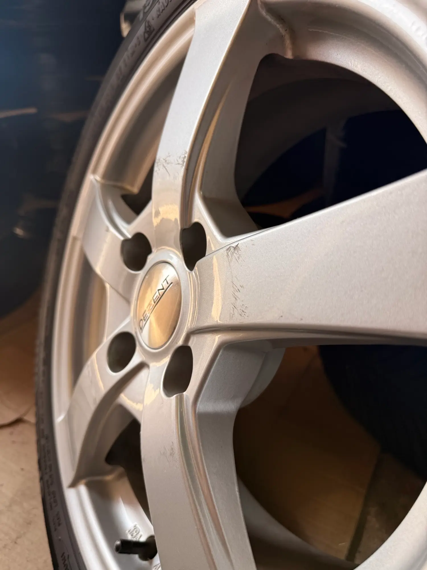ALU FELGE DEZENT 16" 4X108 GUME ZIMSKE 195-55R16 - Slika 7