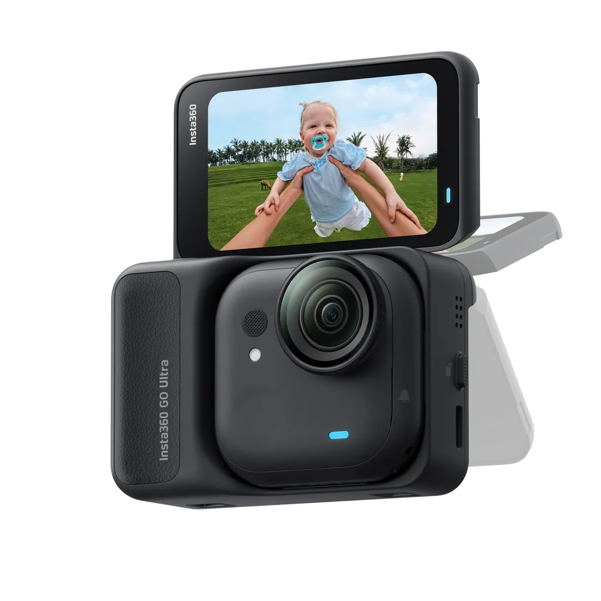 Insta360 GO Ultra Standard Bundle Midnight Black akcijska kamera - Slika 2