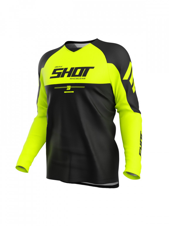 Jersey SHOT DRAW PRIVATE neon yellow 2XL