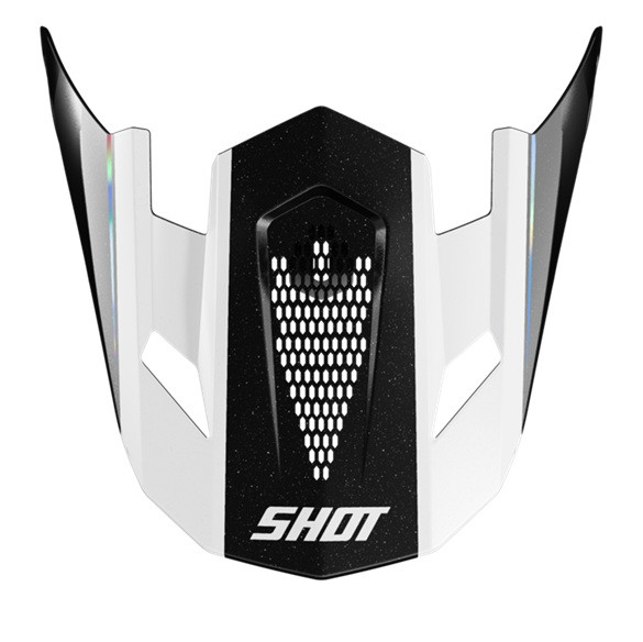 Helmet peak SHOT LITE S10 holographic pearly