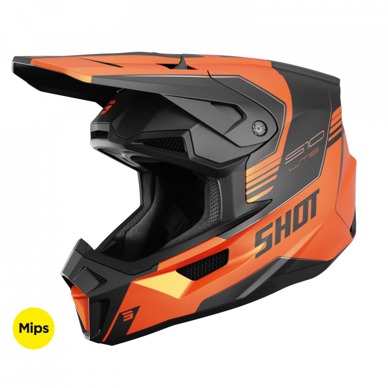 Helmet SHOT LITE S10 orange matt 2XL