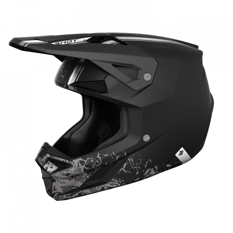 Helmet SHOT SPEED BATTLE black matt 2XL