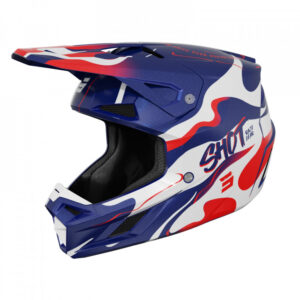 kaciga SHOT SPEED BEAST plava / crvena biserni 2XL