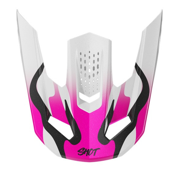 Helmet peak SHOT SPEED BEAST pink pearly
