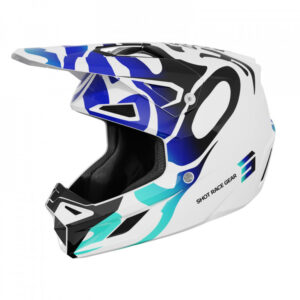 kaciga SHOT SPEED GHOST plava sjajna S