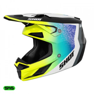 Helmet SHOT SPEED HYBRID neon yellow glossy 2XL