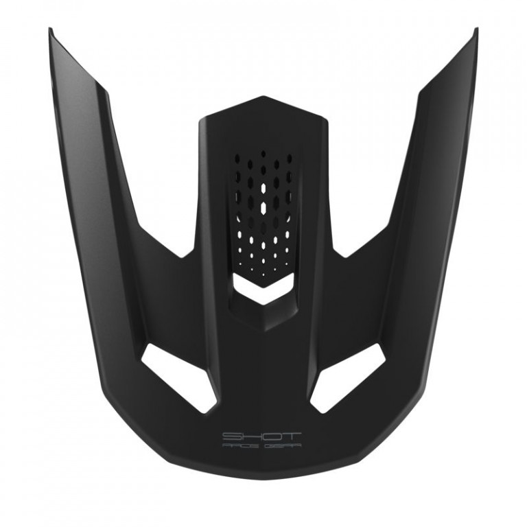 Helmet peak SHOT SPEED SOLID black matt
