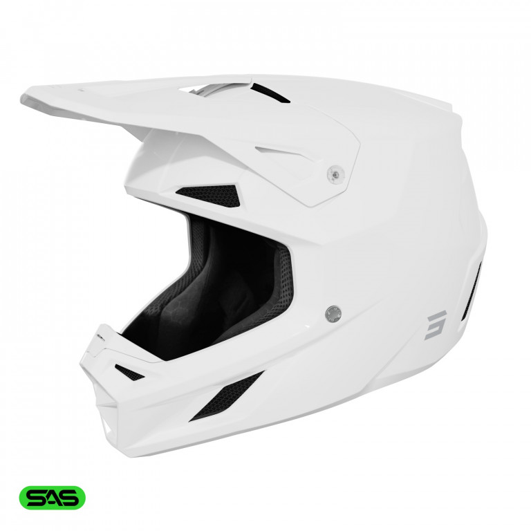 Helmet SHOT SPEED SOLID white glossy 2XL