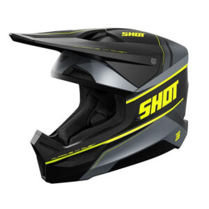 Helmet SHOT FURIOUS DUST neon yellow matt 2XL
