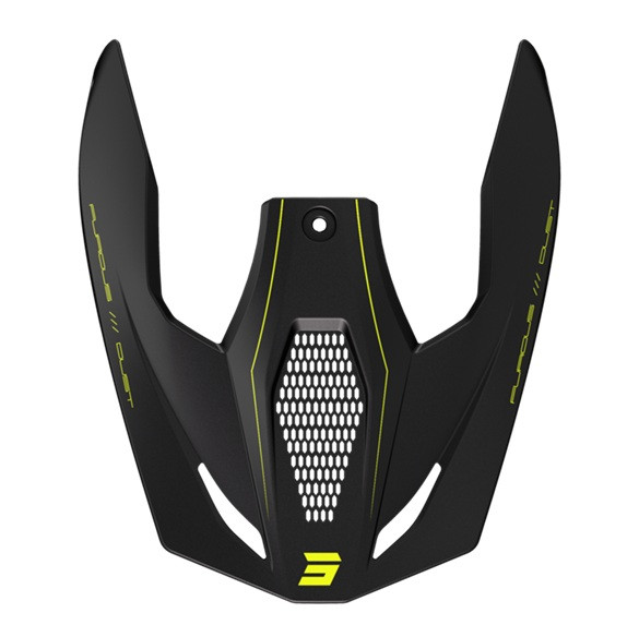 Helmet peak SHOT FURIOUS KID neon yellow matt