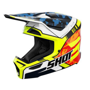 Helmet SHOT FURIOUS FLASH neon yellow glossy 2XL