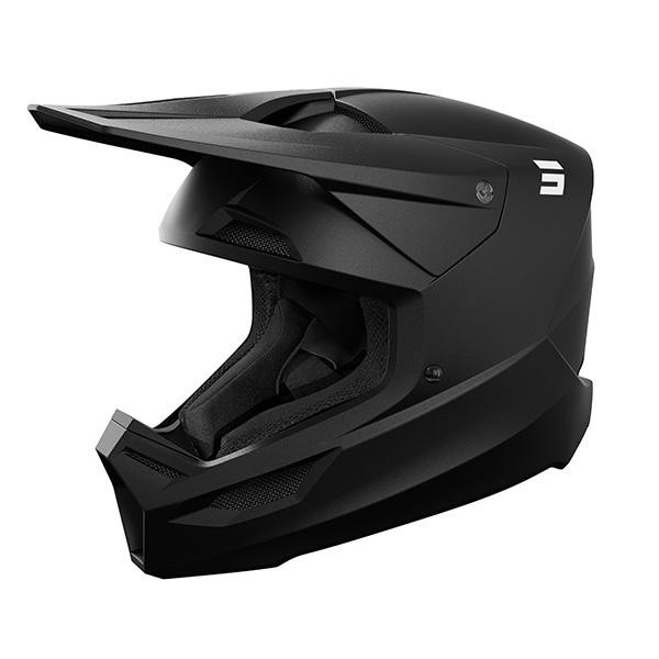 Helmet SHOT FURIOUS SOLID black matt 2XL