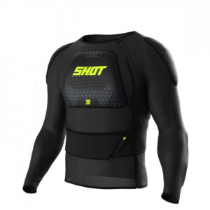 Protective vest SHOT AIRLIGHT black / neon yellow 2XL