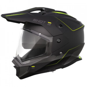 Helmet SHOT TREK MAX VISION RALLY black / neon yellow matt 2XL