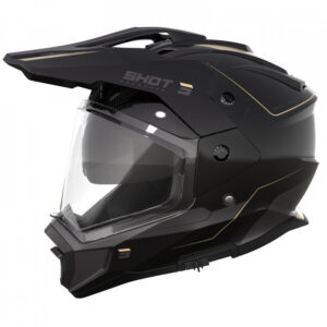 Helmet SHOT TREK MAX VISION RALLY black / sand glossy 2XL