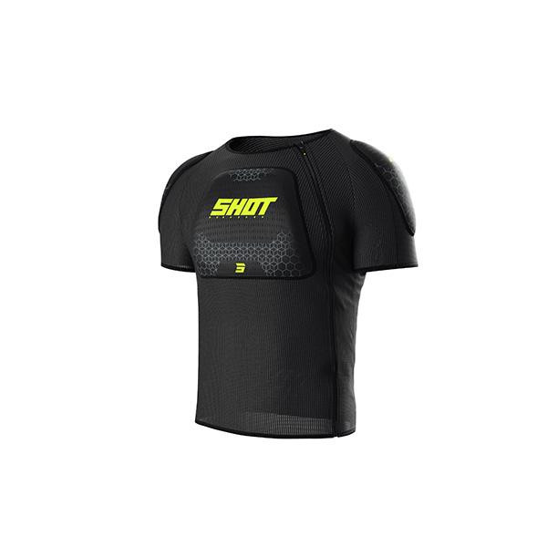 T-shirt SHOT AIRLIGHT KID black / neon yellow L