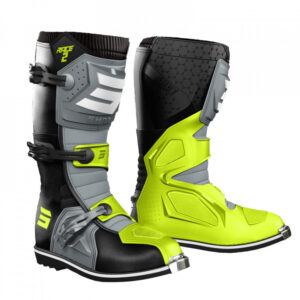 Čizme SHOT RACE 2 black / grey / neon yellow 39
