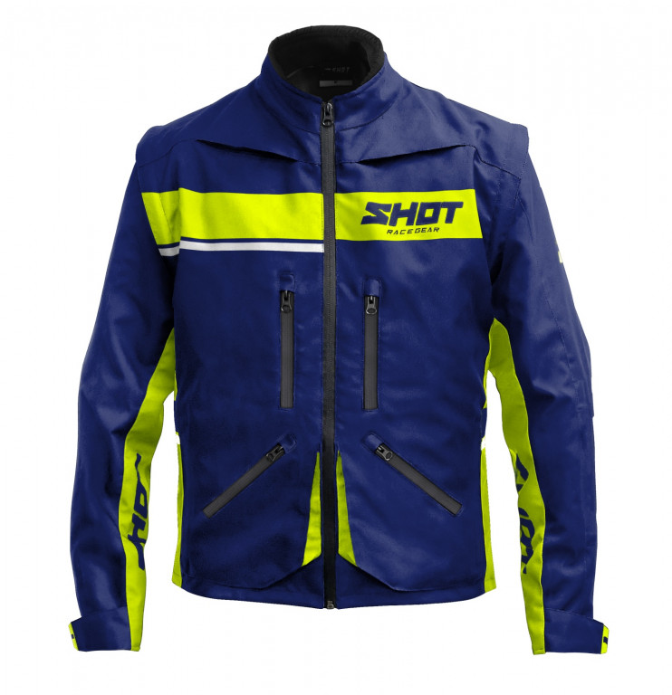 Jacket SHOT CONTACT ASSAULT 2.0 blue / neon yellow 2XL
