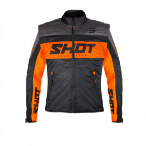 Moto jakna SHOT softshell LITE crna / narančasta S