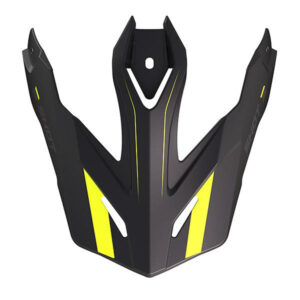 Helmet peak SHOT TREK RALLY black / neon yellow matt