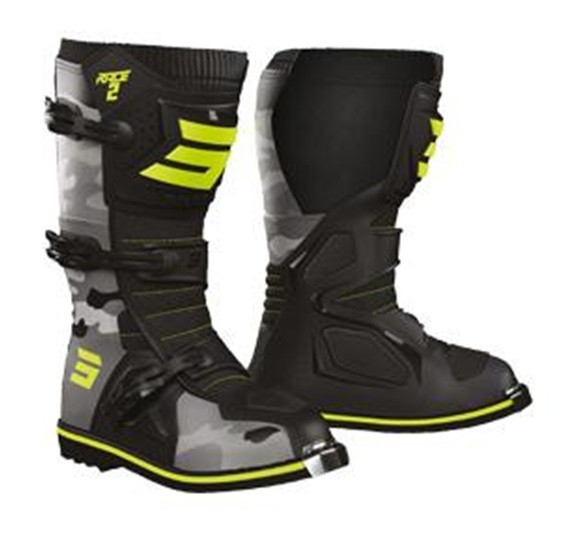 Čizme SHOT RACE 2 KID camo / neon yellow 30