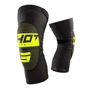 Knee guards SHOT AIRLIGHT KID black / neon yellow L/XL