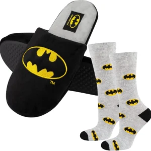 SOXO DC COMICS BATMAN –SET MUŠKIH PAPUČA I ČARAPA