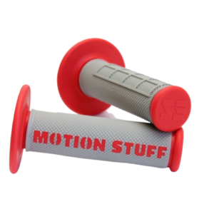Motocross supersoft grip MOTION STUFF Grey/Red