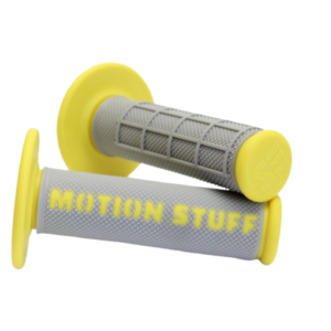 Motocross supersoft grip MOTION STUFF Grey/Yellow