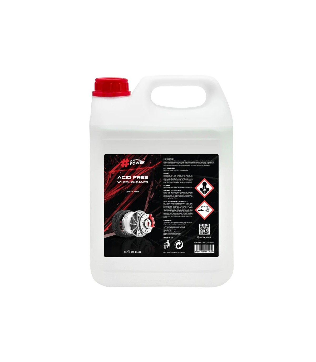 KrytexPower Acid Free Wheel Cleaner 5L