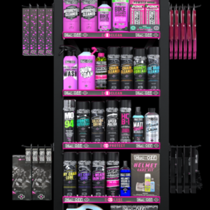 Single / Double LED Stand MUC-OFF (complete) (Sides/hooks/plug/Shelves/base/headers/back braces/fixings/caution label)